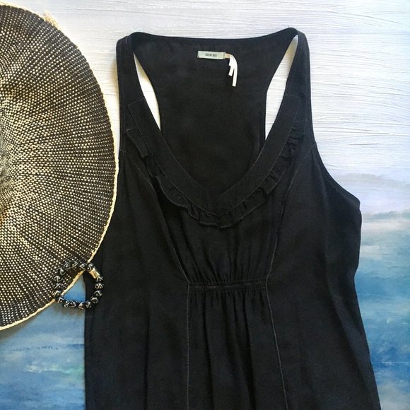 KIMCHI BLUE 100% Silk Black Dress | Size M - Picture 1 of 7